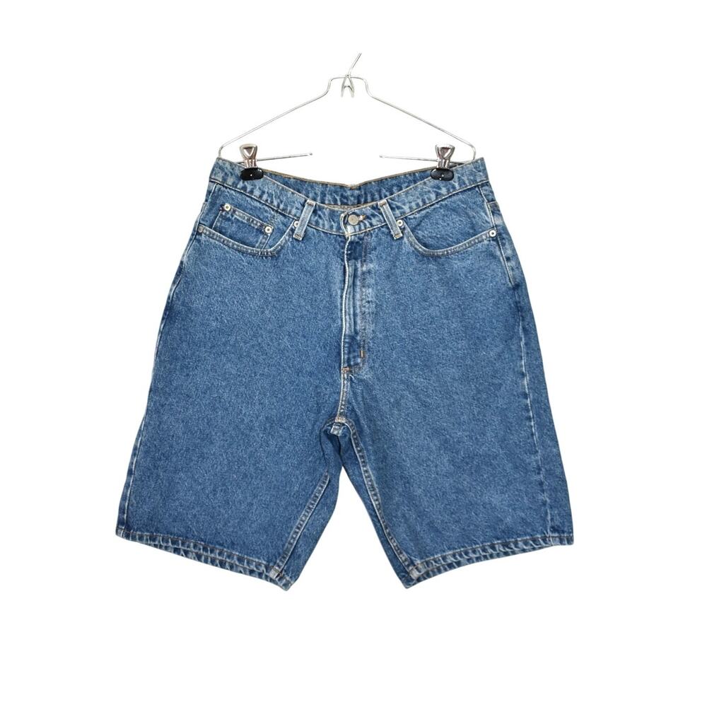 Ralph Lauren Polo Jeans Shorts Mens Sz 33 Vintage 90s Blue Denim Classic Flag